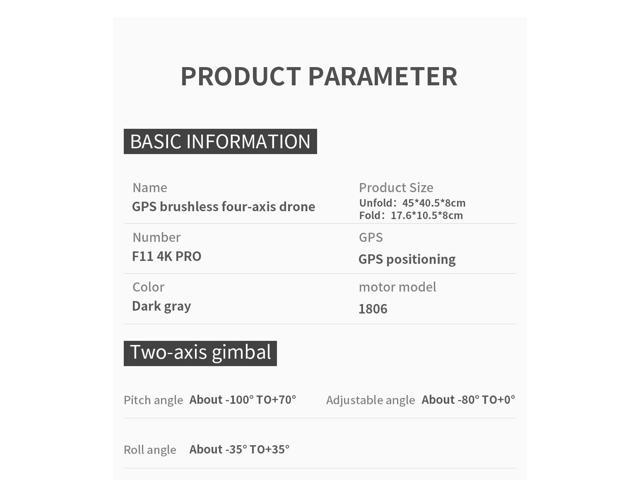 Binygo F11 4K PRO Drones with Camera for Adults 4K,2-Axis Gimbal, GPS Auto Return Home,5GHz FPV Transmission,EIS Anti-Shake,Long Control Range, Brushless Motor, Auto Hover, F11 4K PRO with 3 Battery