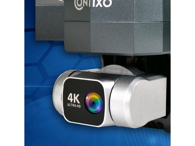 Contixo F35 GPS Drone with 4K UHD Camera 2-Axis Self-stabilizing Gimbal 5G WiFi FPV RC Quadcopter Brushless Drone for Adults, Bonus 64GB SD Card Carrying Case