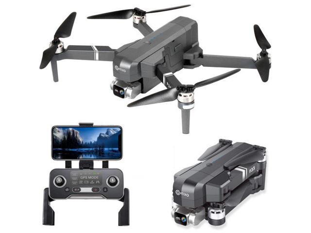 Contixo F35 GPS Drone with 4K UHD Camera 2-Axis Self-stabilizing Gimbal 5G WiFi FPV RC Quadcopter Brushless Drone for Adults, Bonus 64GB SD Card Carrying Case